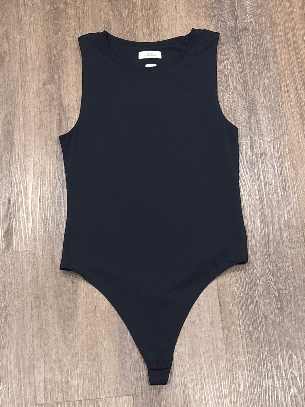 Aritzia Babaton Contour Sleeveless Thong Bodysuit Black Large